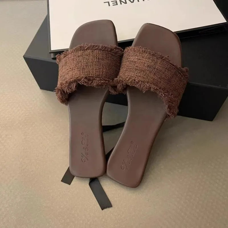 Solenne Shoes™ Pantofole piatte aperte da donna