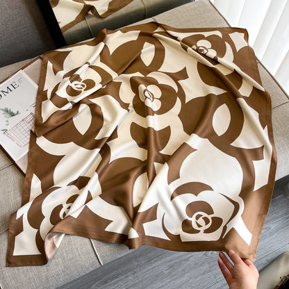 ผ้าพันคอซาตินสี่เหลี่ยมผู้หญิง SatinÉclat™