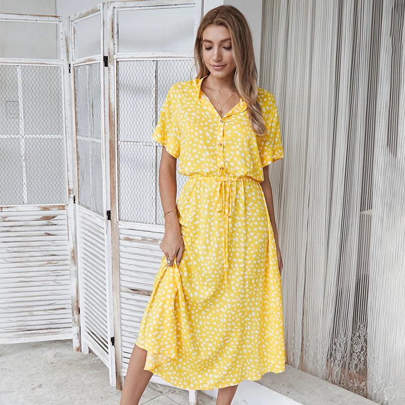 Amoura Dresses™ Robe Vintage à Imprimé Floral