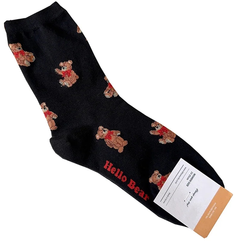 Lunara Winter™ Elegant Bear Women’s Socks