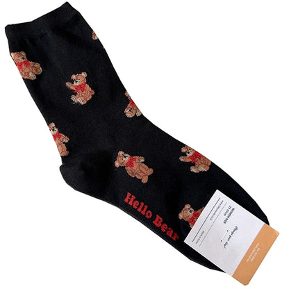 Lunara Winter™ Elegant Bear Women’s Socks