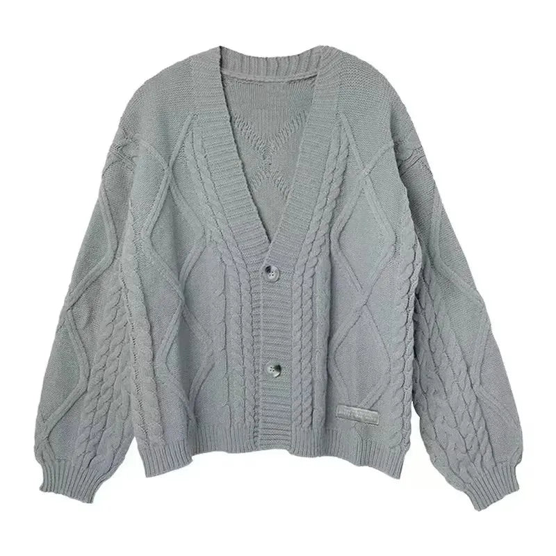 Lunara Winter™ Embroidered Button Cardigan