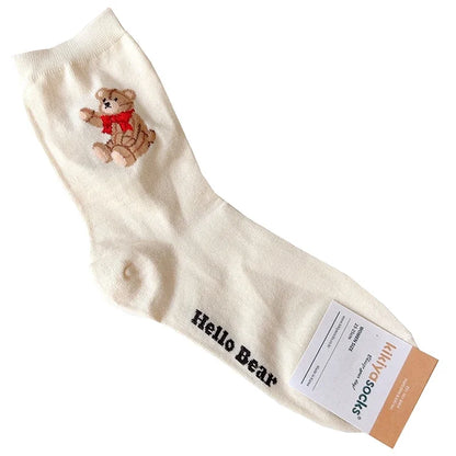 Lunara Winter™ Elegant Bear Women’s Socks