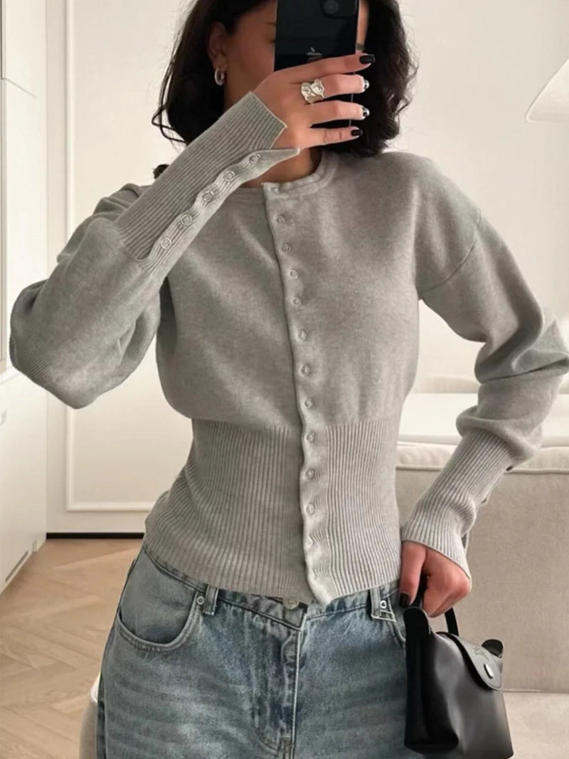 Pull décontracté à simple boutonnage Lunara Winter™