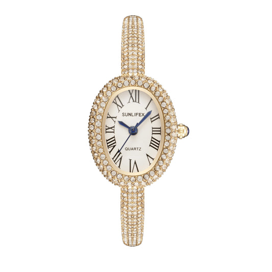 Velya Watches™ Crystal Oval Watch