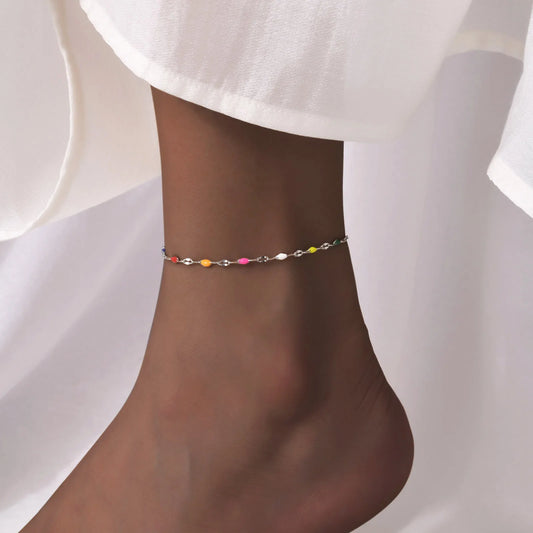 Cavigliera Prisma Glow di Elara Jewelry™