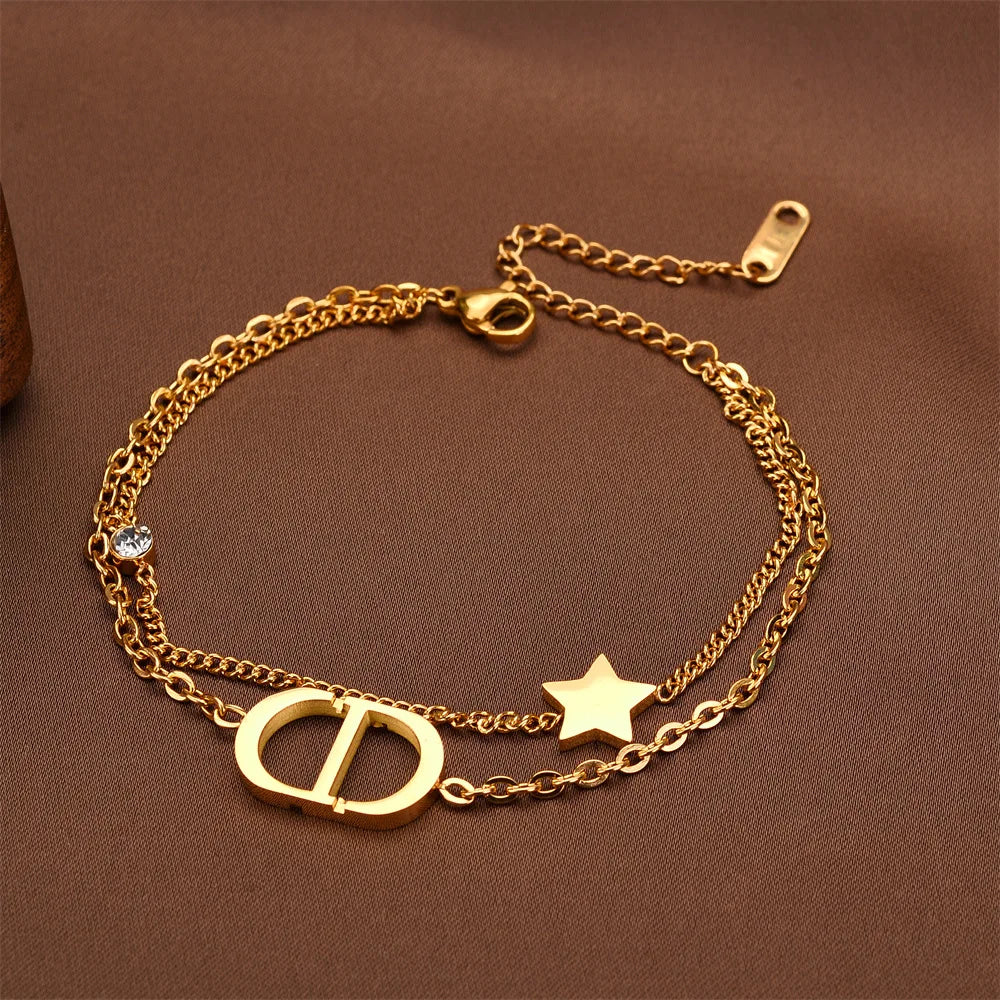 Elara Jewelry™ Celeste Icon Anklet