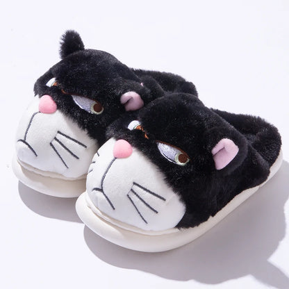 Lunara Winter™ Chinelos fofos de desenho animado de gato