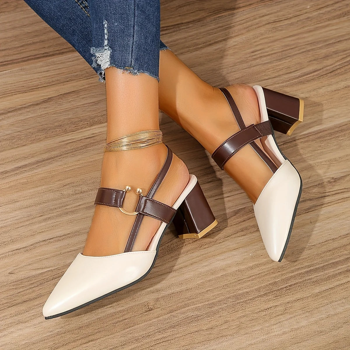 Solenne Shoes™ Classic Pointed Toe Block Heels