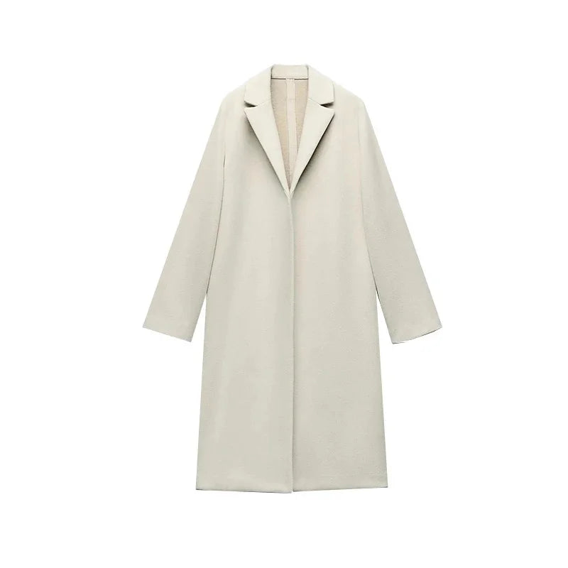Lunara Winter™ Timeless Wool Long Coat