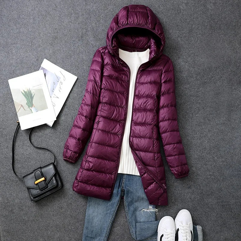 Doudoune longue à capuche Lunara Winter™