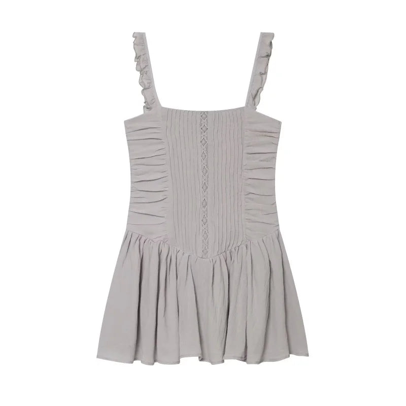 Amoura Dresses™ Women’s Ruffle Strap Mini Dress
