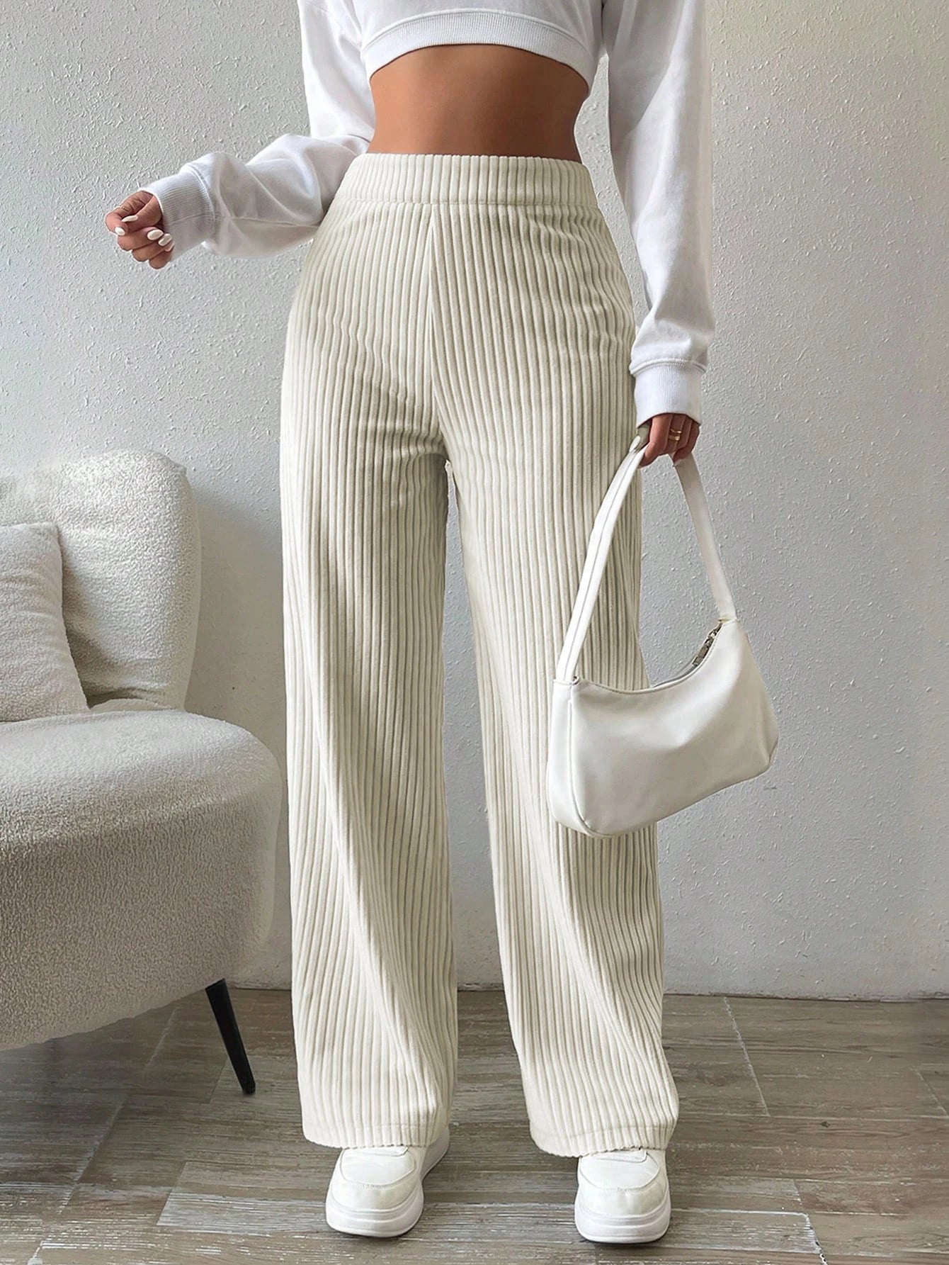 Lunara Winter™ Corduroy Wide Leg Pants