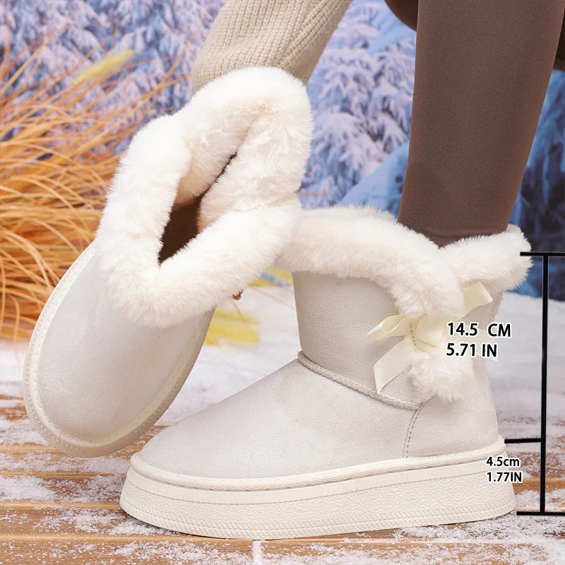 Lunara Winter™ Fleece-gefütterte Schneestiefel