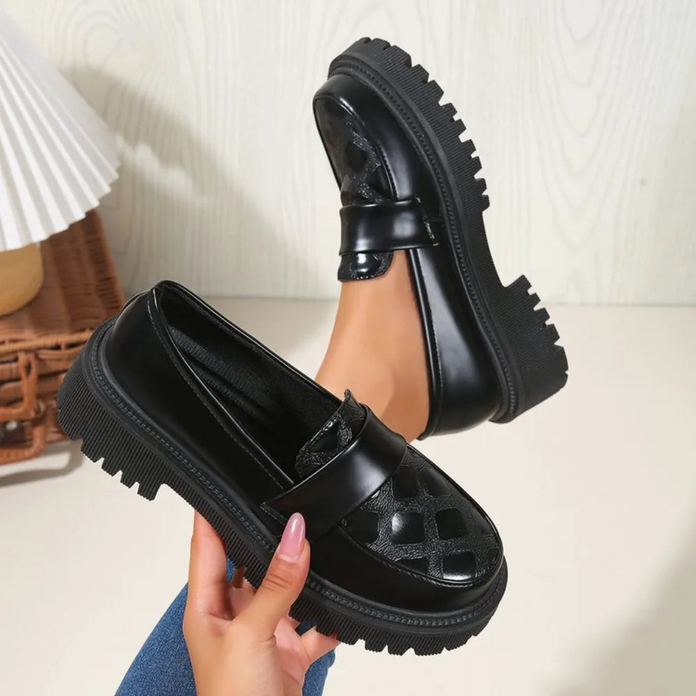Solenne Shoes™ Women's Platform Loafers