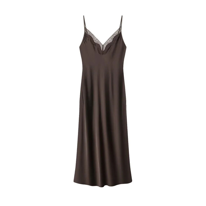 Satin Éclat™ Elegant Sexy Satin Dress
