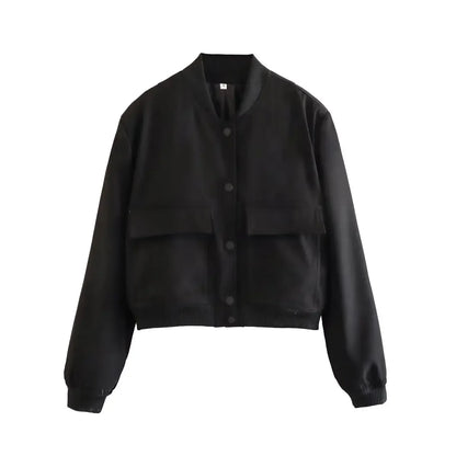 Lunara Winter™ Cropped Bomber Jacket
