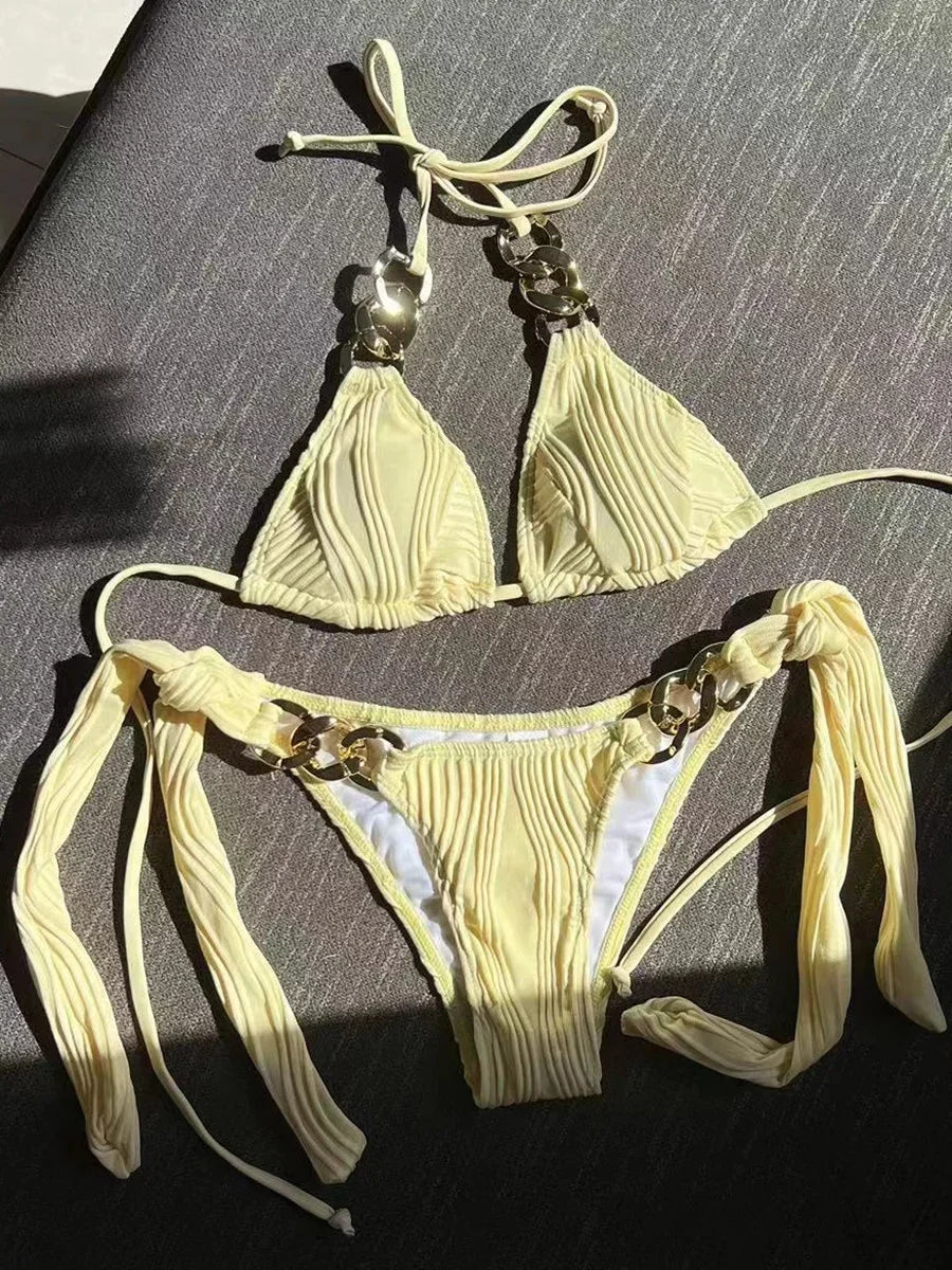 SeaLure™ Riviera Gold Chain Bikini