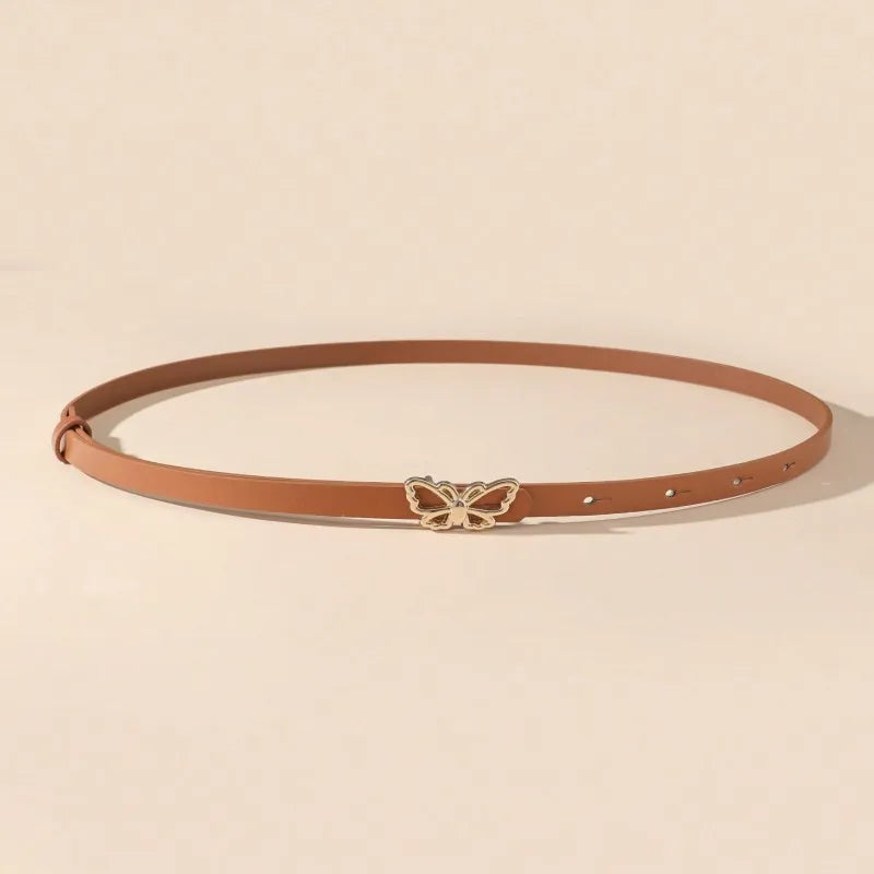 ÉlanBag™ Leather Belt Butterfly Buckle