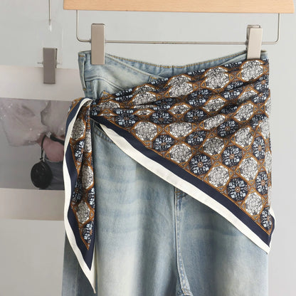 SatinÉclat™ Triangular Satin Scarf Belt