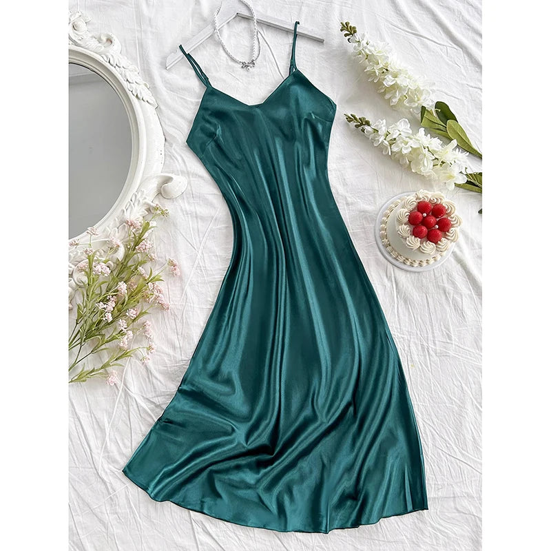 Satin Éclat™ Elegant Women’s Nightdress