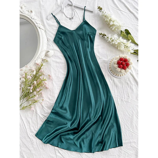 Satin Éclat™ Elegant Women’s Nightdress