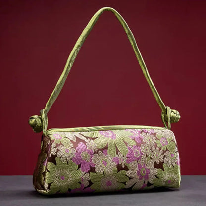 Bolsa feminina bordada em seda ÉlanBag™