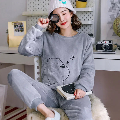 Lunara Winter™ 2-Piece Warm Sleepwear Set