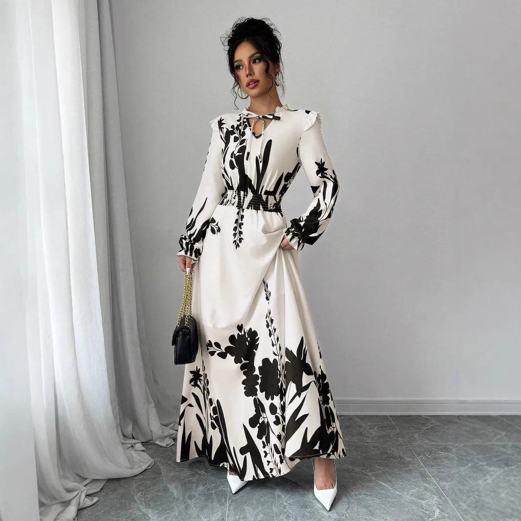 Amoura Dresses™ V-Neck Elegant Spring Dress