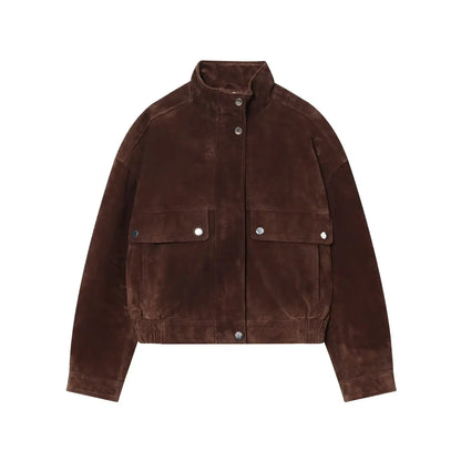 Lunara Winter™ Women’s Suede Leather Jacket