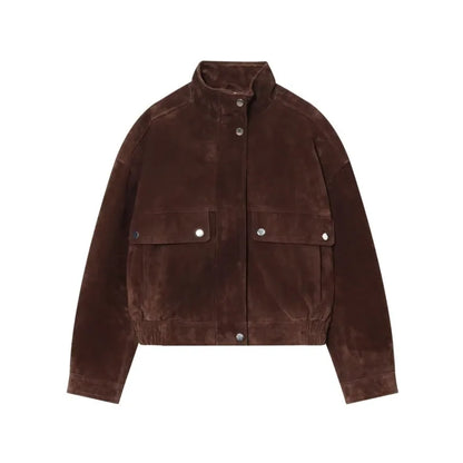 Lunara Winter™ Women’s Suede Leather Jacket