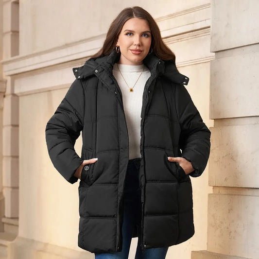 Lunara Winter™ Detachable Hood Puffer