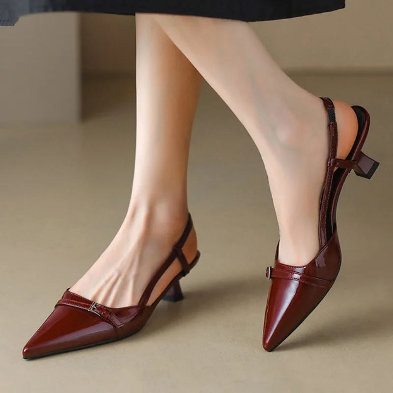Solenne Shoes™ Elegante Pumps mit niedrigem Absatz