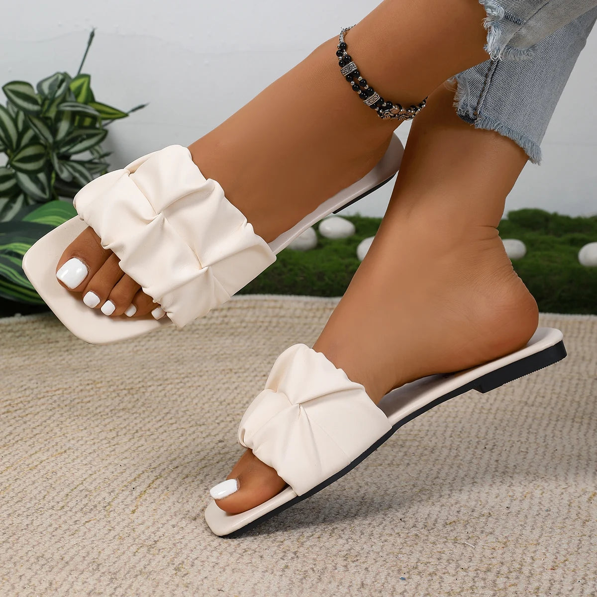 Solenne Shoes™ Sandal Slippers Flip Flops Flats