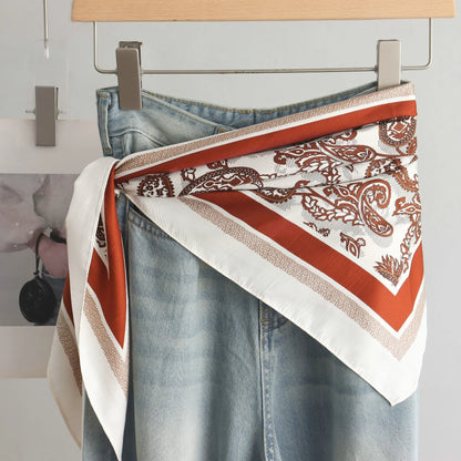 SatinÉclat™ Triangular Satin Scarf Belt