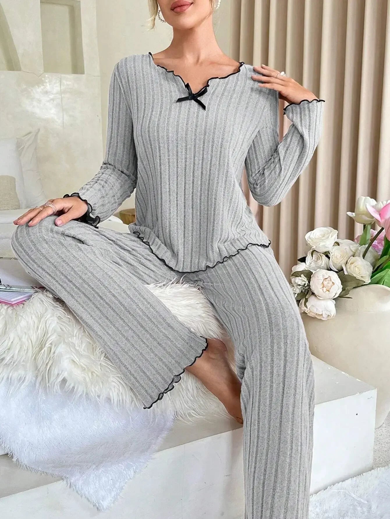 Completo pigiama lungo da donna Lunara Winter™