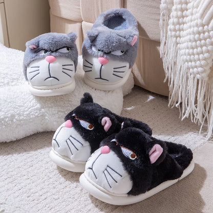 Lunara Winter™ Chinelos fofos de desenho animado de gato
