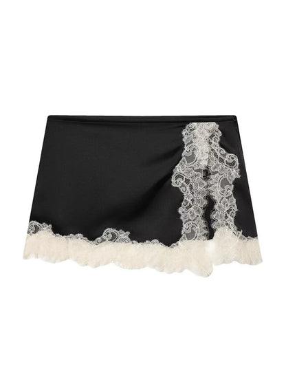 Satin Éclat™ Women’s Vintage Mini Skirt