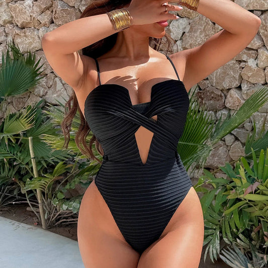 SeaLure™ Aura Ribbed Sculpt Badeanzug