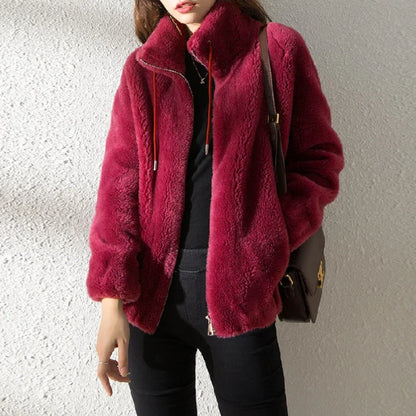 Lunara Winter™ Plush Thick Warm Zipper Coat