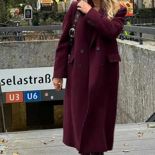 Lunara Winter™ Long Double Breasted Coat