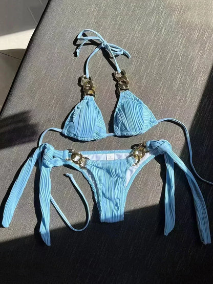 SeaLure™ Riviera Gold Chain Bikini