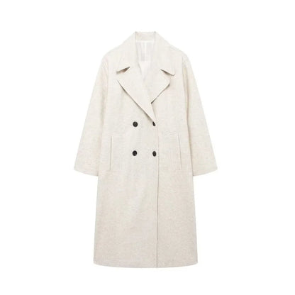 Lunara Winter™ Classic Double-Breasted Wool Coat