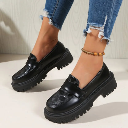 Solenne Shoes™ Women's Platform Loafers
