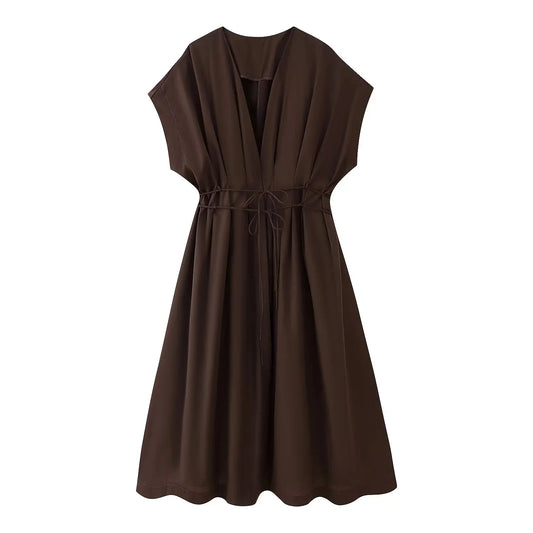 Amoura Dresses™ Long Dress Lady Bow Lace-Up