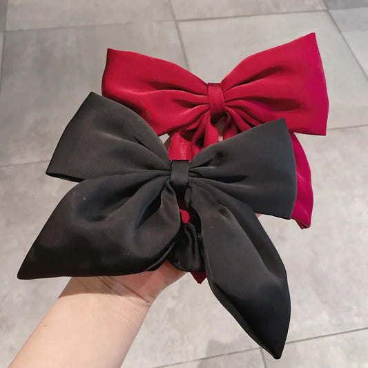 Satin Éclat™ Bow Elastic Hair Bands