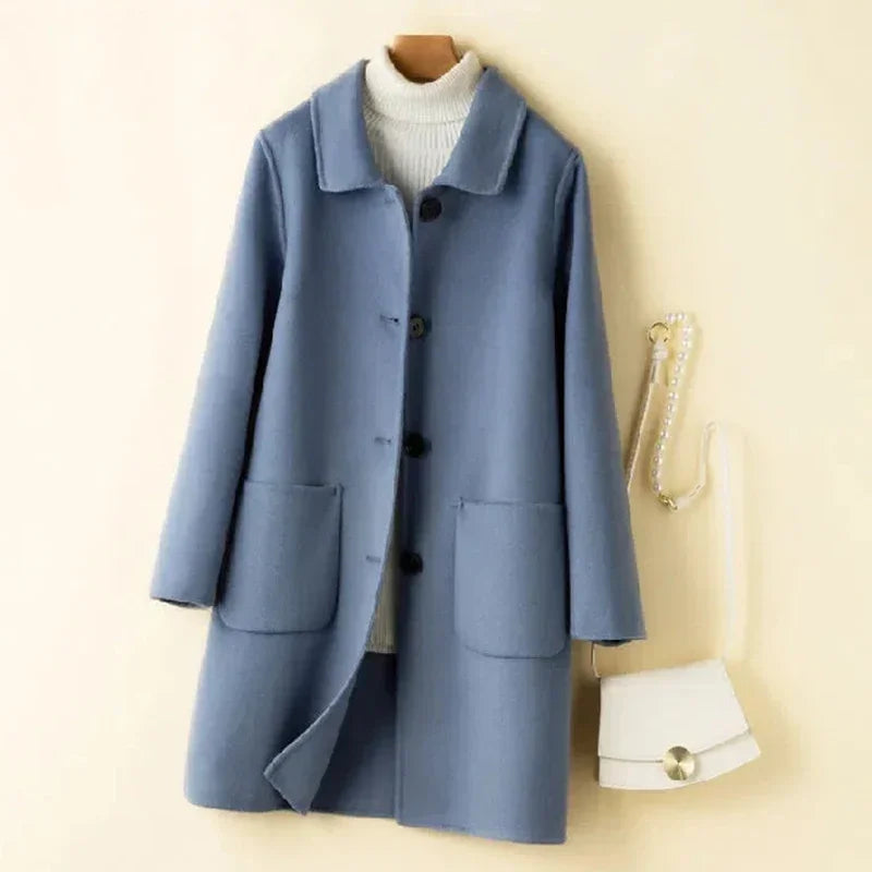 Lunara Winter™ Classic Notched Lapel Wool Coat