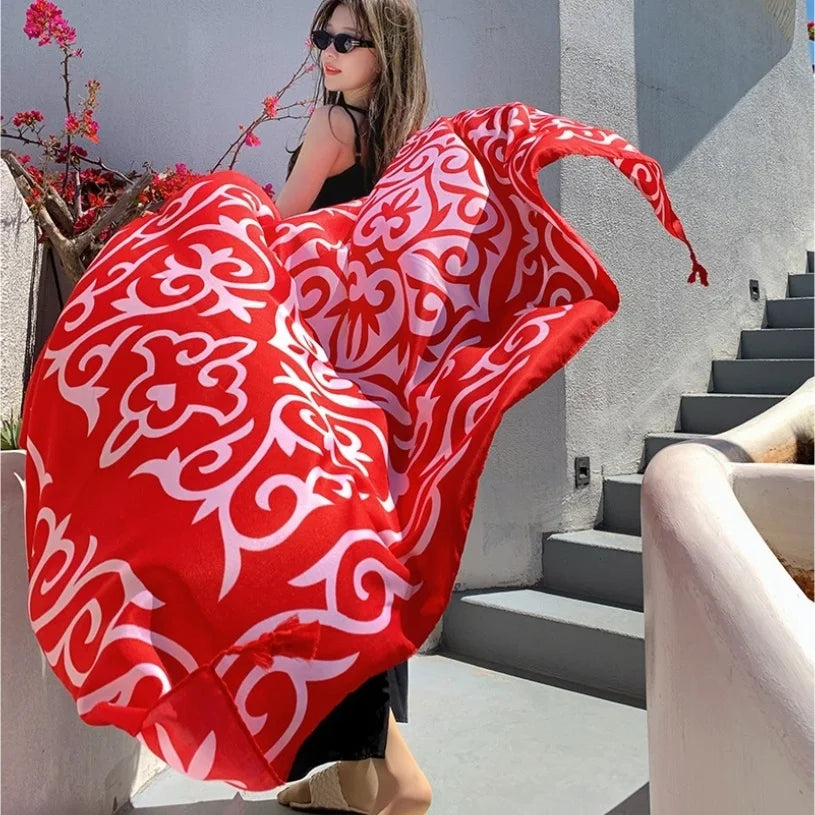 SeaLure™ Aura Artisanal Silk-Blend Shawl
