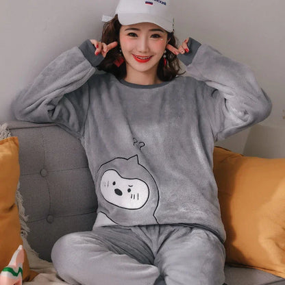 Lunara Winter™ 2-Piece Warm Sleepwear Set