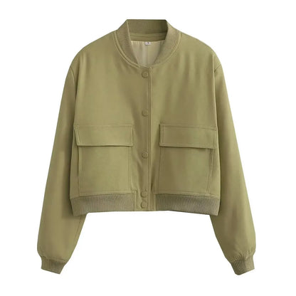 Lunara Winter™ Cropped Bomber Jacket